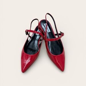Steve Madden Red Patent Leather Heels